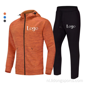 OEM op maat lege blanco trainingsbroek en hoodie set